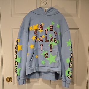 Kid Cudi Cactus Plant Flea Market Hoodie Blue Star Glow In The Dark Hoodie